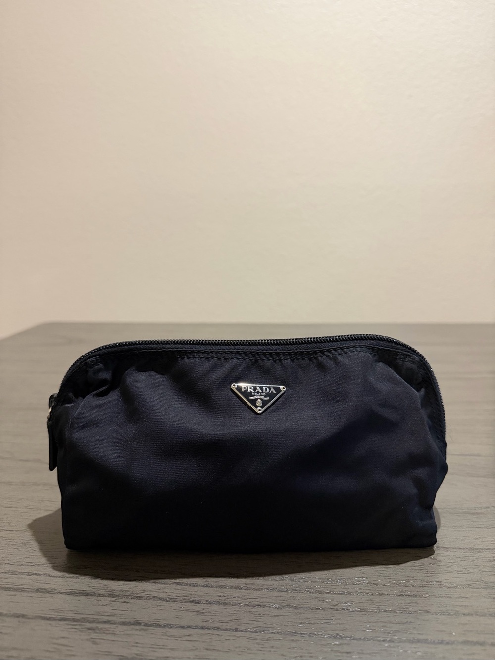 Prada Men's Black Nylon Travel Pouch